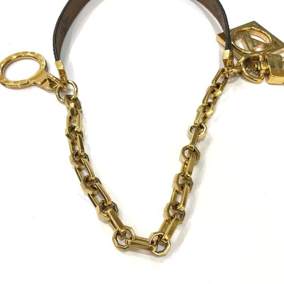 LOUIS VUITTON M69553 Monogram Reverse Chaine Dauphine Keychain/Key Ring Charm...